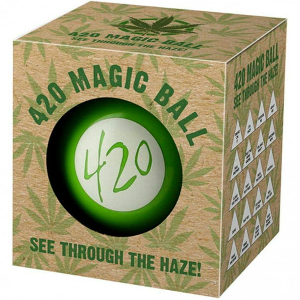 420 Magic Ball Magic Eightball 8 Ball Green Novelty Gift 8Ball Party Game Fun